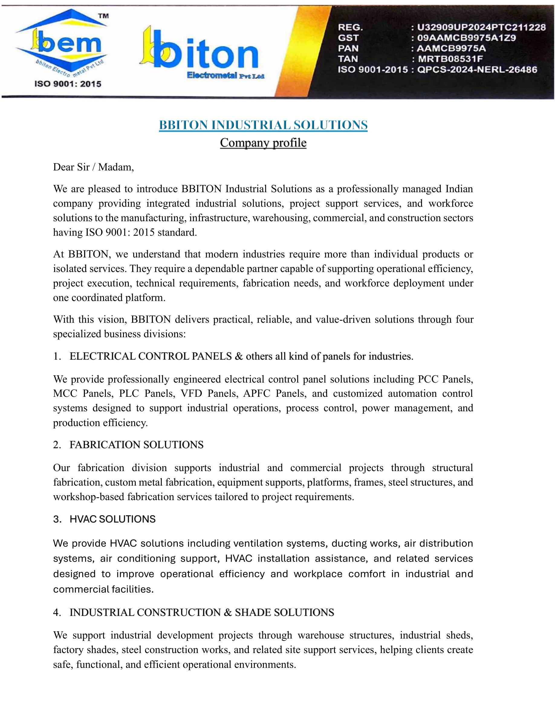 Intro Letter Page 1
